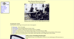 Desktop Screenshot of newbostonhistoricalsociety.com